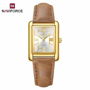 ساعت مچی زنانه نیوی فورس Naviforce NF 5074 G/W/BN