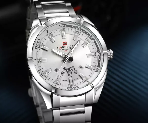 naviforce nf 9038 silver white
