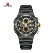 ساعت مچی مردانه نیوی فورس Naviforce NF 8072 B/B/B